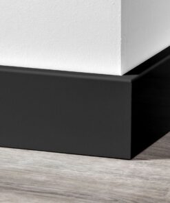 Muurplint Zwart Mat