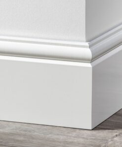Muurplint Barok 9010 voorgelakt