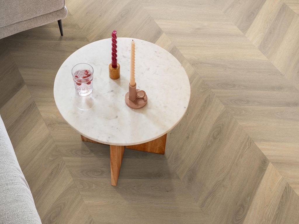 Ambiant Spigato Avanto Hongaarse Punt Dryback Beige sfeerfoto 1