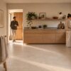 Enviro Stone 02 PVC tegelvloer in een interieur