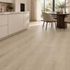Monte Carlo klik-PVC in een moderne keuken en eetkamer, digitale sfeerimpressie