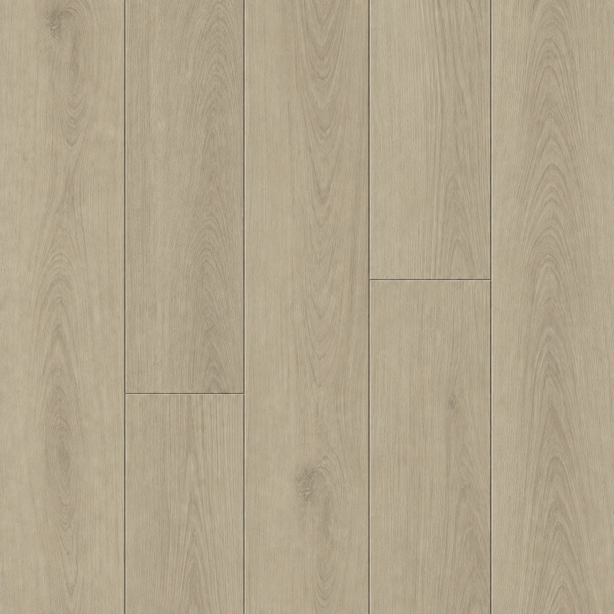 Monte Carlo klik-PVC – lichte eikenplanken van bovenaf, digitale productvisualisatie