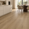 Sfeerimpressie van Magic Floors Saint Tropez eiken klik PVC in een keuken en eetkamer