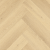 Beige eiken visgraat Directfloor met lichte eikenstructuur en visgraatpatroon
