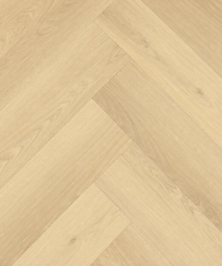 Beige eiken visgraat Directfloor met lichte eikenstructuur en visgraatpatroon