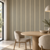 Akoestisch wandpaneel Dune Beige in een interieur – digitale sfeerimpressie
