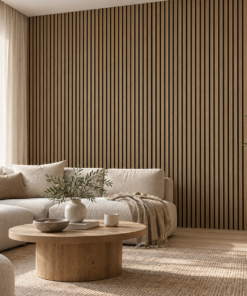 Akoestisch wandpaneel Nordic Naturel in een interieur – digitale sfeerimpressie