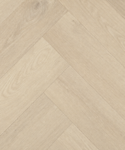 PVC Visgraat klik DF 74, lichte eiken vloer met visgraatpatroon zonder witte randen