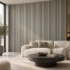 Akoestisch wandpaneel Urban Taupe in een interieur – digitale sfeerimpressie