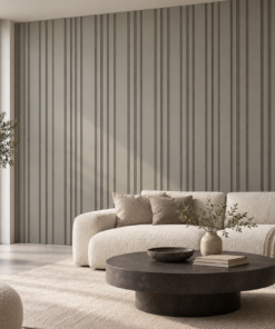 Akoestisch wandpaneel Urban Taupe in een interieur – digitale sfeerimpressie